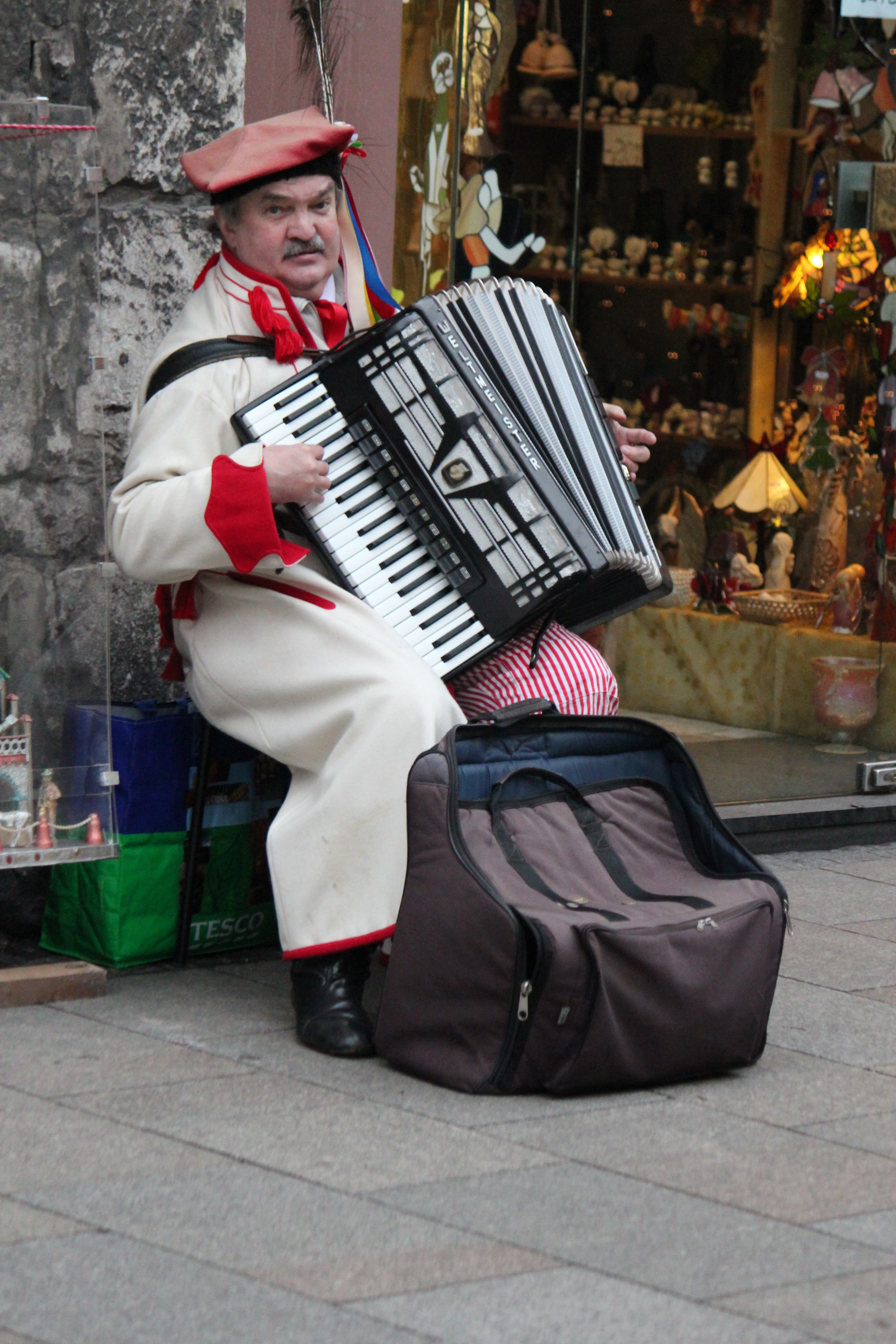 Musician in the Street; Krakow, Poland; 2011