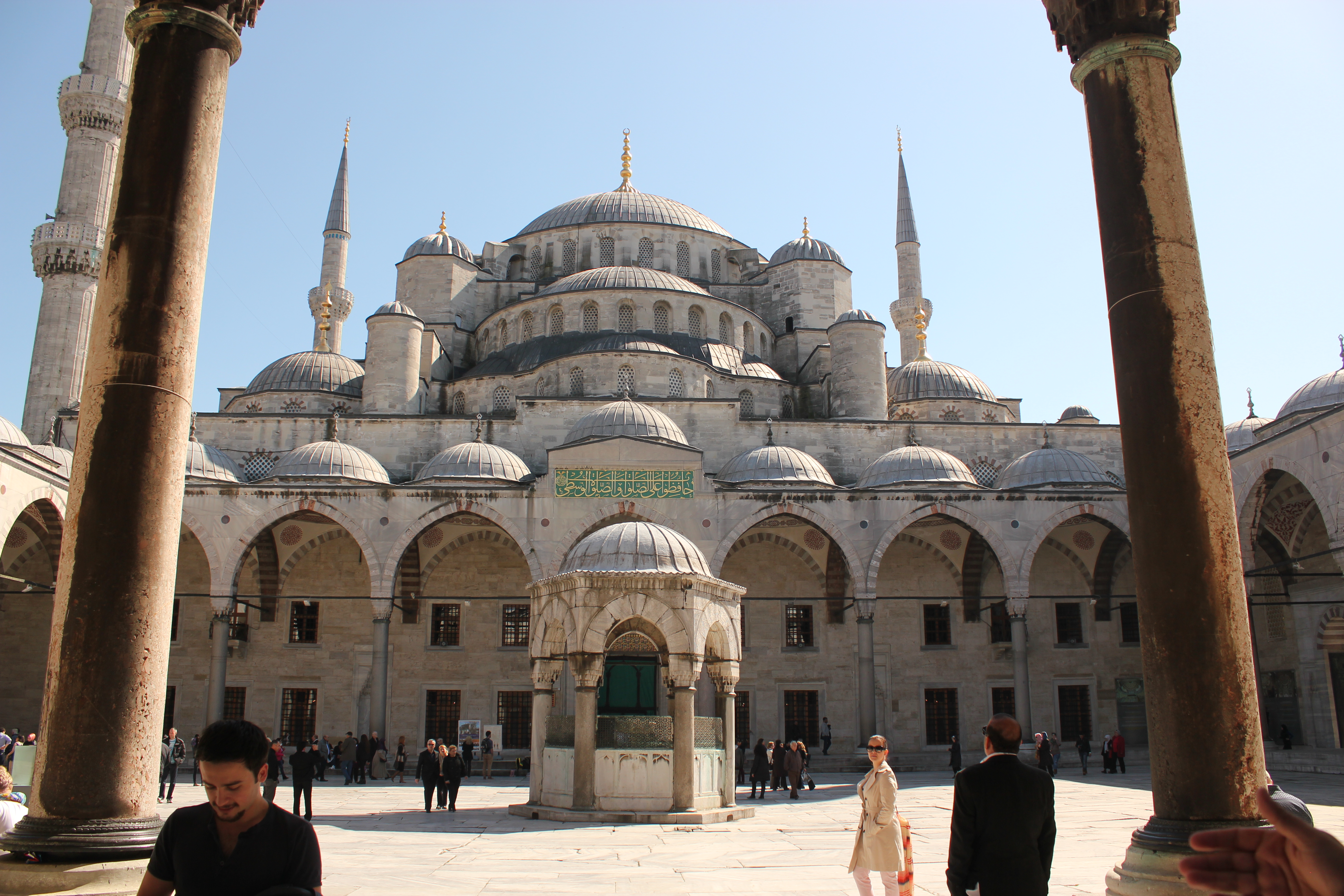 Exterior View of Blue Mosque; Istanbul, Turkey; 2013