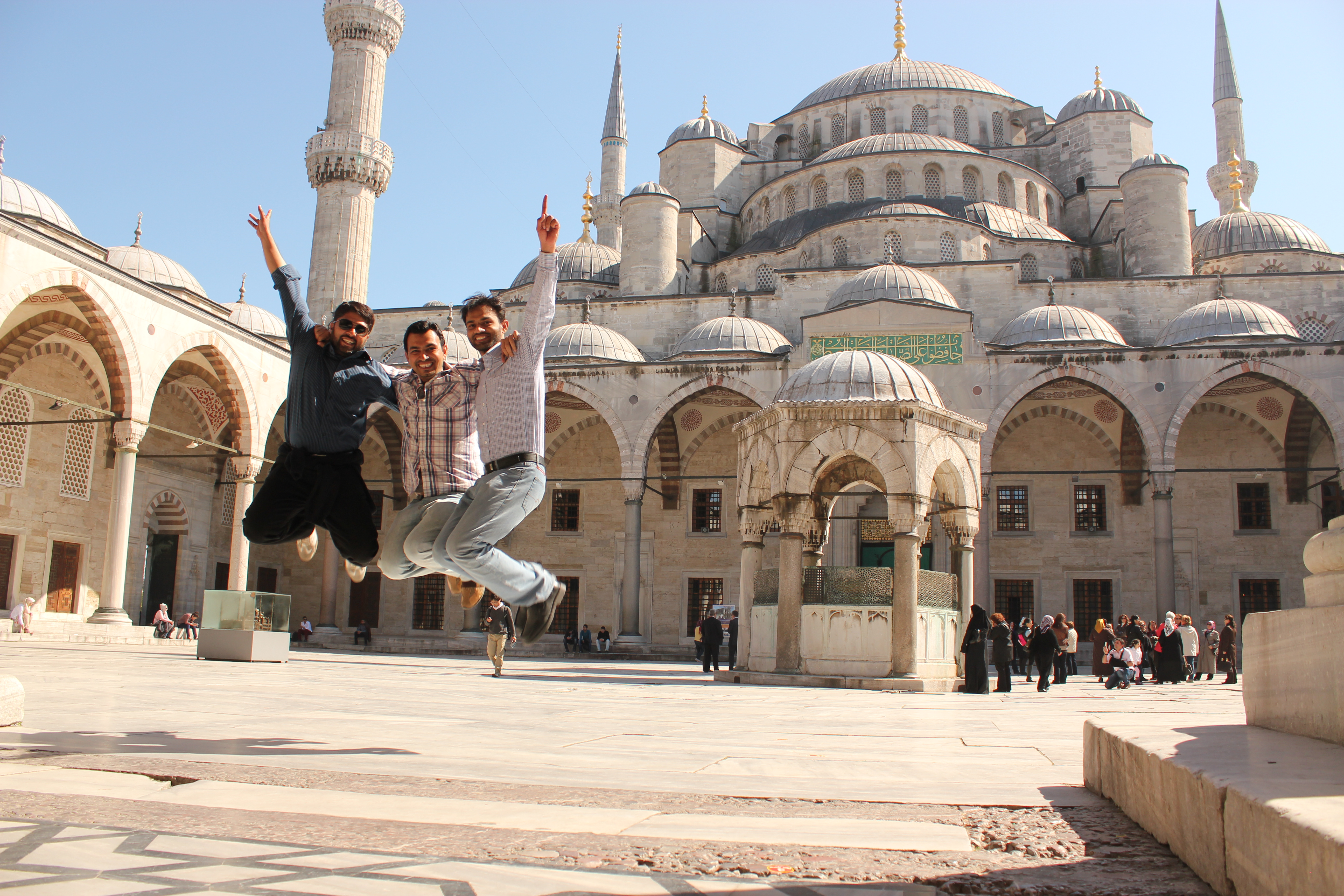 Pakistani Signature Jumpin' Photograph; Istanbul, Turkey; 2013