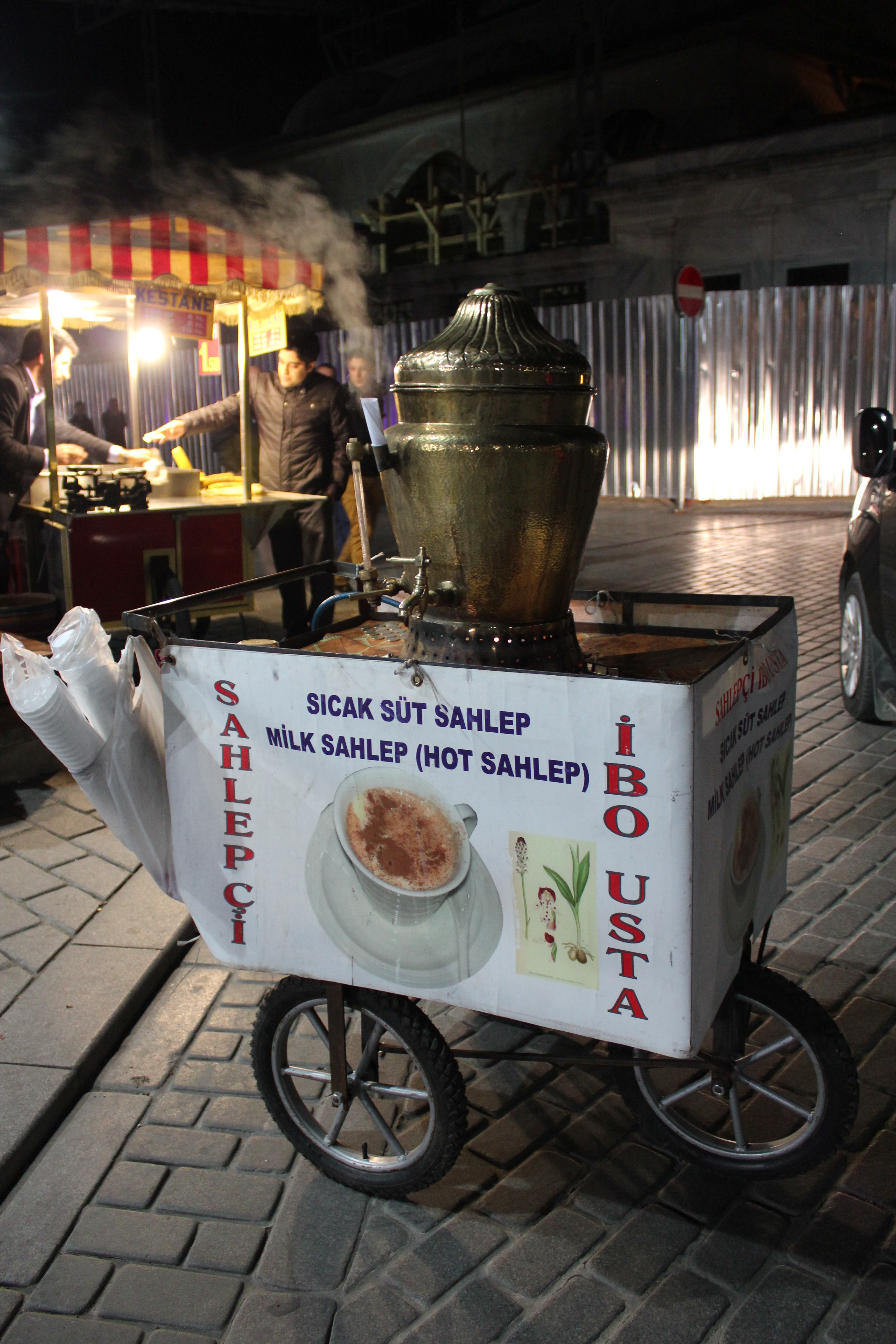 Sahlep Cart; Istanbul, Turkey; 2013