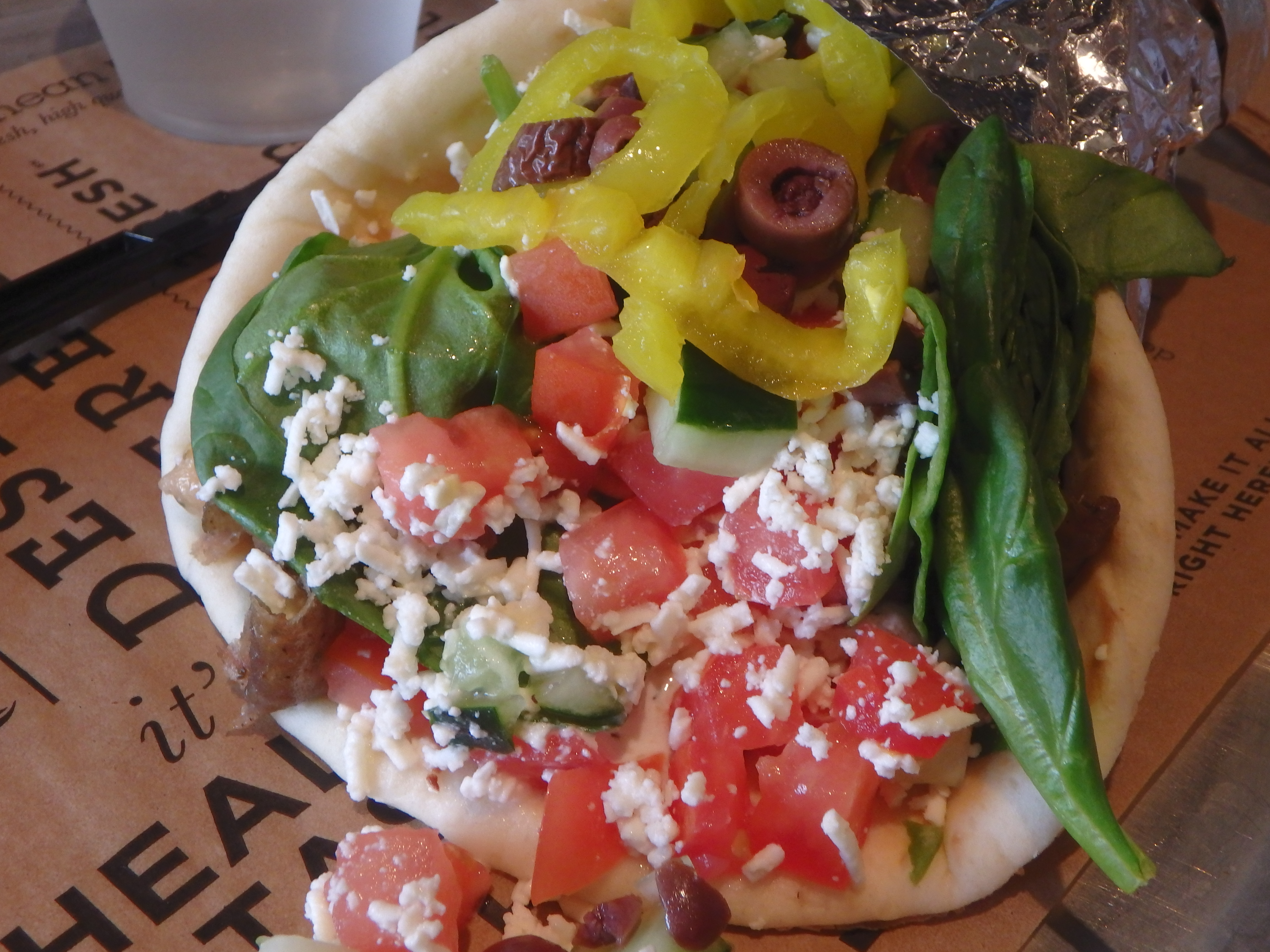 Close-up of a Gyro; Ft. Lauderdale, FL; 2015